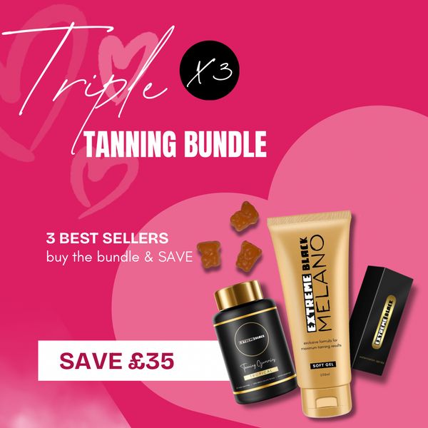 Melano Soft Gel, Watermelon Spray & Tanning Gummies