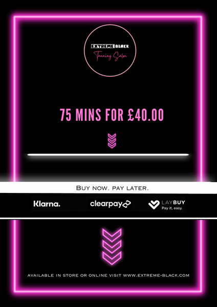75 minutes for £40.00