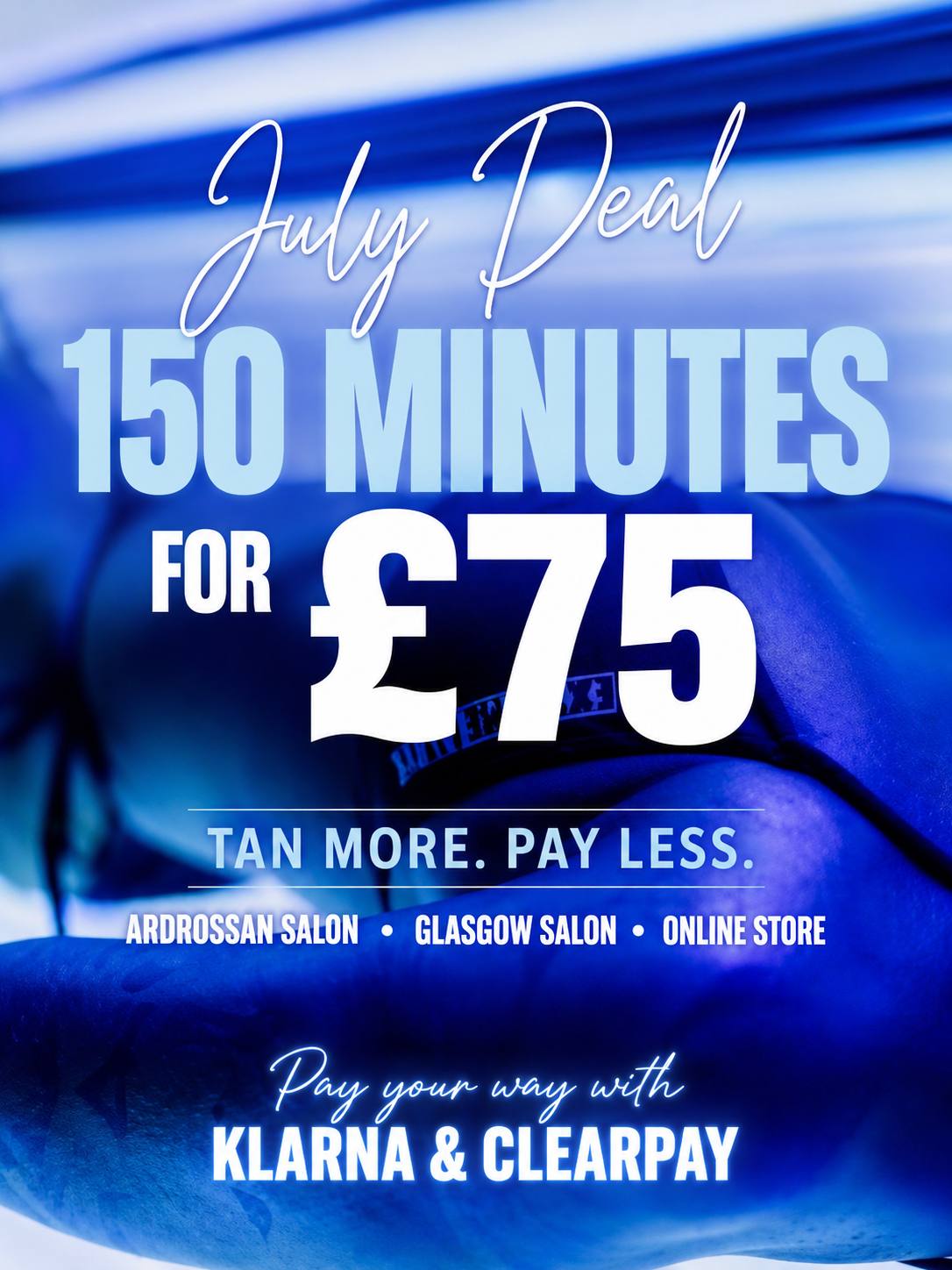 150 Minute Tanning Package