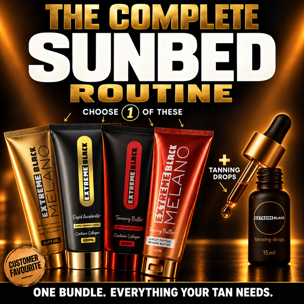 Tanning Drops & Tanning Accelerator Bundle