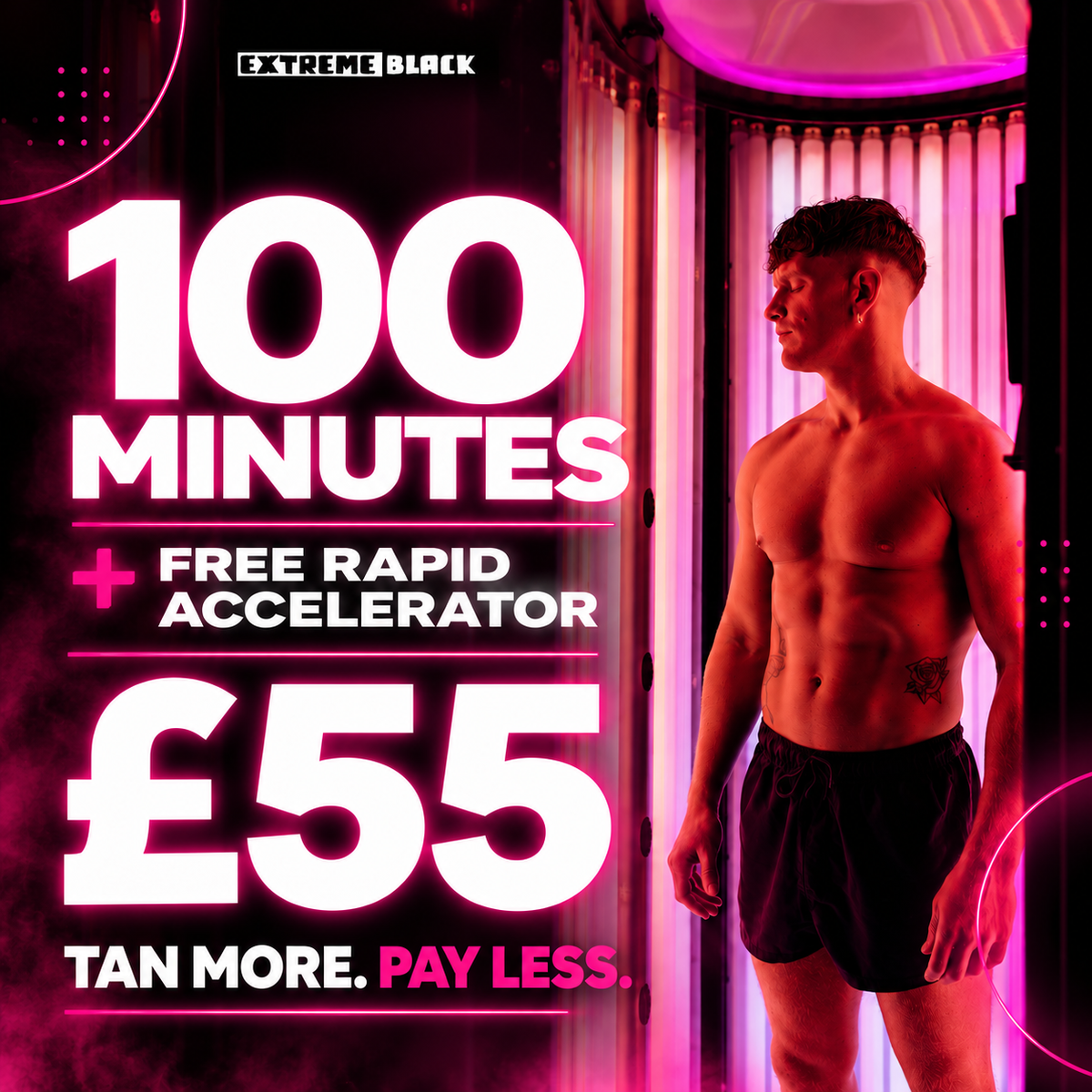 100 Minute Tanning Package