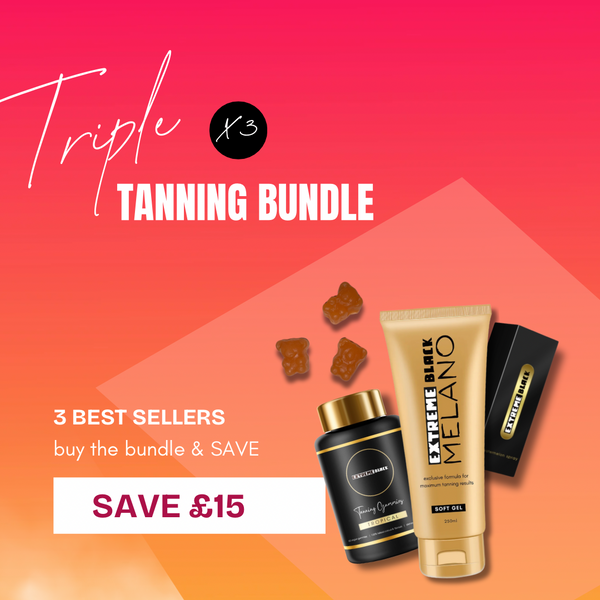 Melano Soft Gel, Watermelon Spray & Tanning Gummies