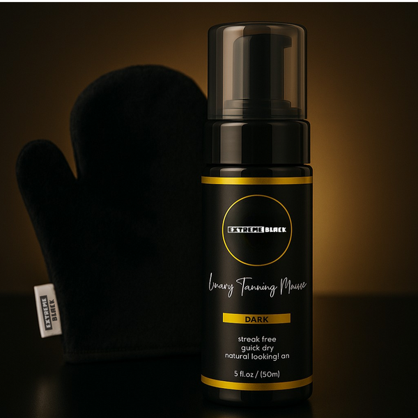Tanning mousse & luxury velvet mitt