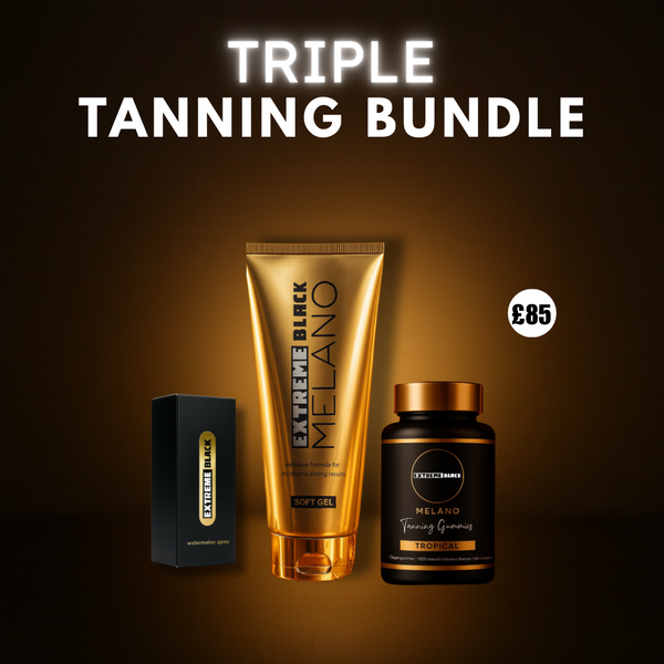 Melano Soft Gel, Watermelon Spray & Tanning Gummies