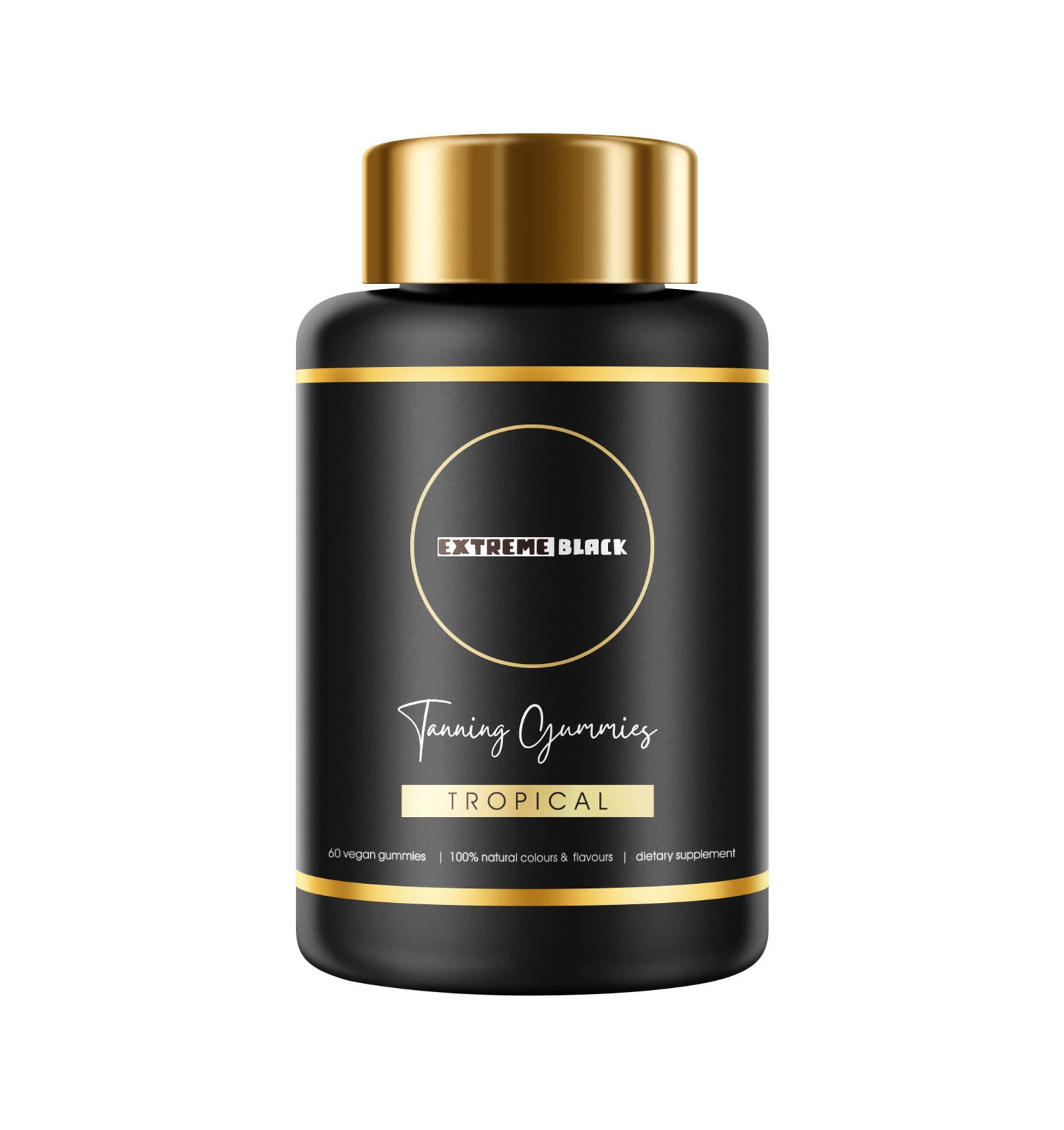Tanning Gummies Extreme Black